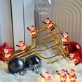 20 LED Warm Color Christmas Decoration Lights String Santa Claus