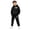Black*, variant on RUTAYY Boys 2 Piece Set City Graphic Long Sleeve Pullover Hoodie Jogger Pants Casual Everyday Wear Outfits, Purple