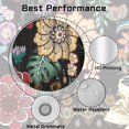 thumbnail image 6 of Boho Floral Botanical Shower Curtain Mid Century Morden Abstract Leaves for Chic Elegant Bathroom Decor Colorful Flower Shower Curtain for Bathroom with Hooks(72x72 Inch), 6 of 6