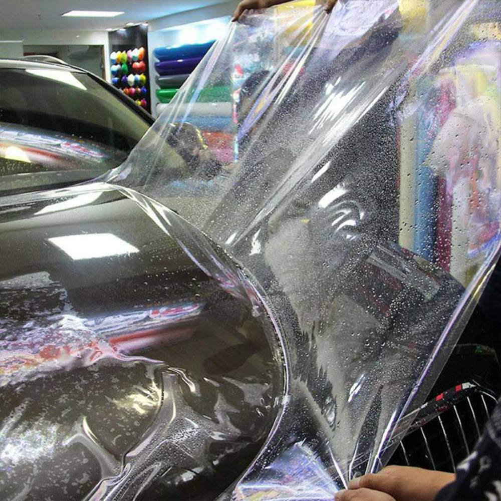 Goodhd Transparent Car Wrap Vinyl Film High Gloss Clear 3 Layer  Sticker,300*30cm 