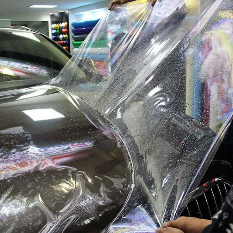 Goodhd Transparent Car Wrap Vinyl Film High Gloss Clear 3 Layer