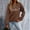 Coffee, variant on Royisotas Long Sleeve Sweatshirts for Women Winter Letter Print Pullover Loose Fit Casual Crew Neck Hoodless Tops