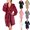 YPR1-Brown, variant on Meichang Women's Winter Robe Long Sleeve Fleece Hooded Bathrobe Soft Fuzzy Fluffy Warm Short Kimono Robes with Belt and Pockets