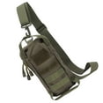 thumbnail image 2 of Sling Backpack, Waterproof Sling Bag Multifunction Nylon Waterproof Fabric  For Travel Army Green, 2 of 8