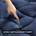 thumbnail image 3 of Cubrecolchón SLEEP ZONE Cooling Twin XL College Dorm azul, 3 of 7