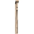 thumbnail image 2 of Ekena Millwork 3 1/2"W x 28"D x 40"H Merced Block Smooth Bracket w/ Offset Brace, Douglas Fir, 2 of 25