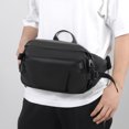thumbnail image 3 of Fanny Pack for Men Women Plus Size Waist , Gym Outdoor Fashion Belt Waist Bag Pack Pouch-black, 3 of 5