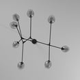 thumbnail image 6 of JA14028BK Artcraft Lighting Organic - 8 Light Chandelier-Black Finish, 6 of 13