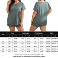 thumbnail image 2 of Bermudas Conjuntos de pantalones cortos sueltos para mujer, jersey de talla grande, conjunto de pantalones cortos, ropa de casa diaria para mujer Ygjytge Verde T 26 para Mujer, 2 of 7