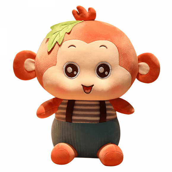 YSTINNG Monkey Stuffed Animal Cute Monkey Plush Doll Soft Monkey Animal Plush Toy Gift for Girls Boys Birthdays 9.8 Inches A311-001