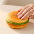 thumbnail image 4 of Simulated Hamburger Pinch Stress Ball, Realistic Hamburger Stress Relief Ball for Office Home Desk Decor and Gift Giving, 4 of 4