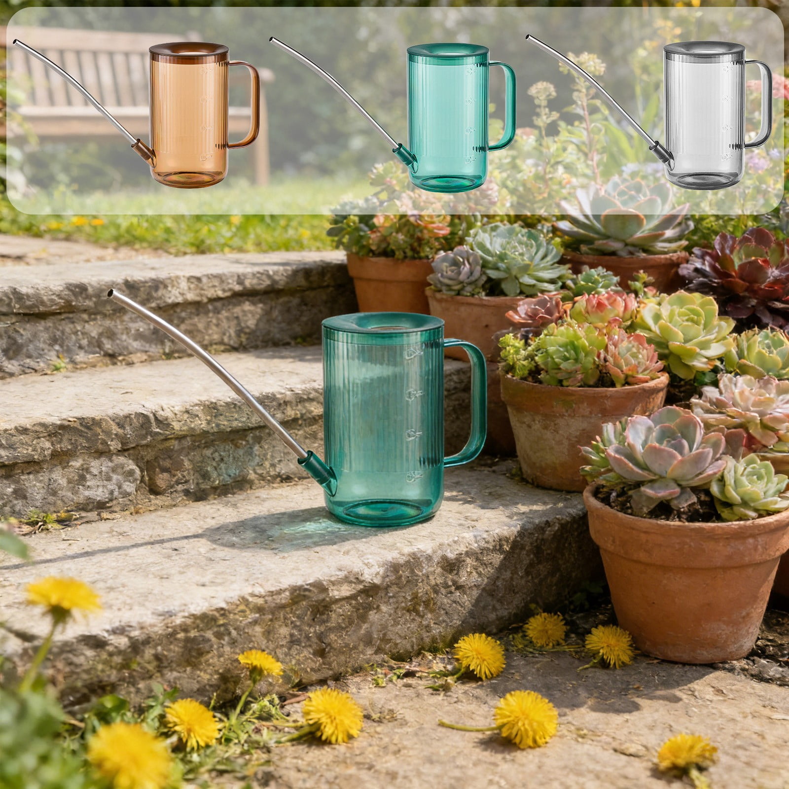 Sentmoon Watering Can Garden Watering Can Long Spout Watering Can Indoor Small Watering Cans for House Plants Flowers