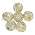 thumbnail image 1 of Christmas Tree Decoration Golden Ball Hanging Decor Christmas Ball For Holiday And Party Decor Ball, 1 of 5