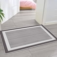 thumbnail image 1 of Alfombra de baño absorbente antideslizante | Alfombra de microfibra lavable a máquina | Alfombra de pelo largo para sala de estar, dormitorio, cocina, lavandería, 1 of 6