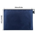 thumbnail image 4 of Football Themed Pencil Case, A5 Canvas Zipper Pouch for Supplies, Sporty Stationery Organizer for s and Fans(Deep Blue), 4 of 4
