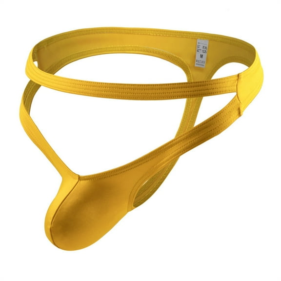 Sngxgn Boxer Briefs Mens Underwear Men Soft Underwear(Gold,L)