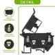 thumbnail image 4 of UK5- UK5RD Without LED DIN Rail Fuse Terminal Base Disconnect Terminal Block Screw Clip (Pack of 10Pcs,Black), 4 of 5