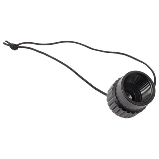 Tapón antipolvo roscado para tanque exterior, tapa DIN para tanque de buceo, repuestos Negro