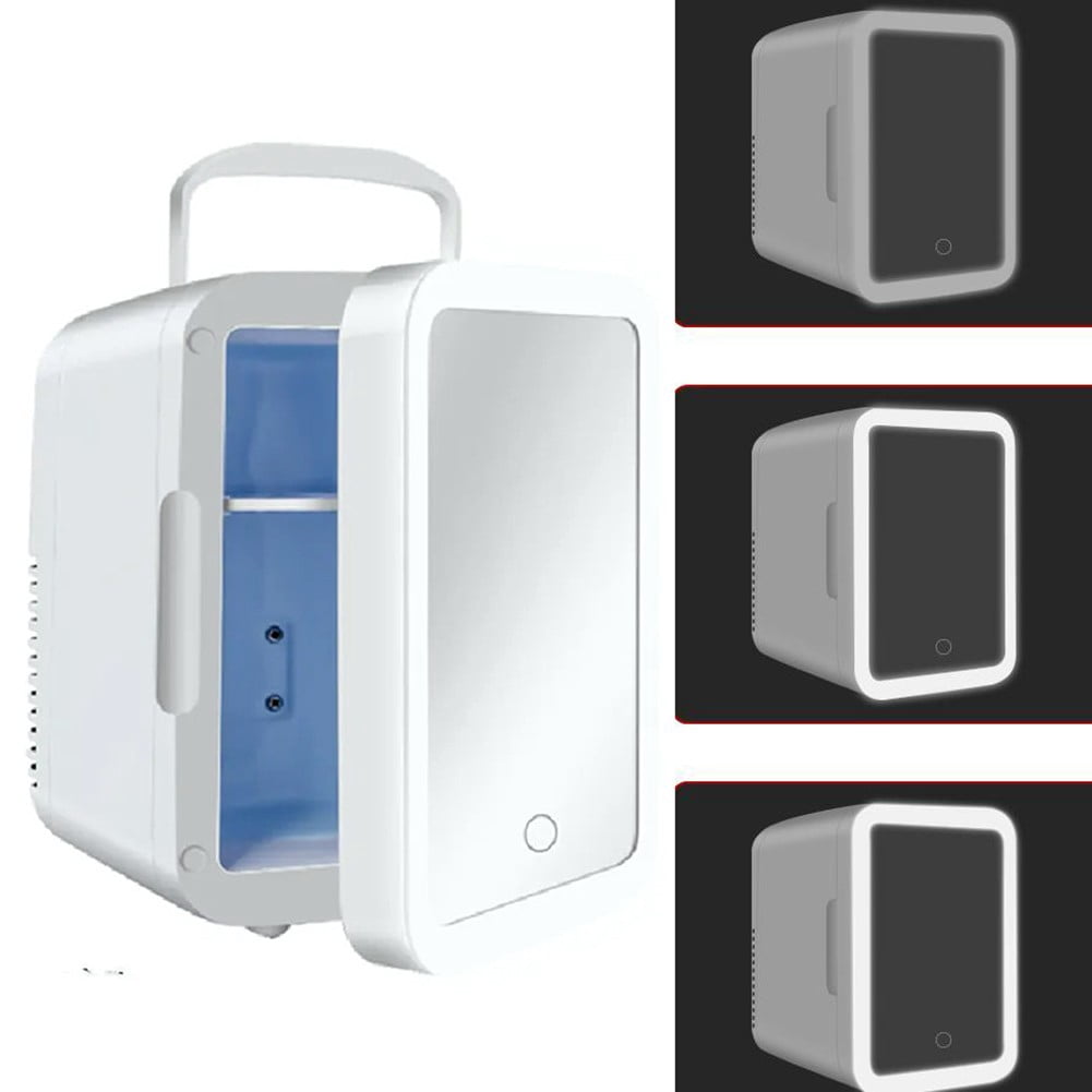 Home Car Refrigerator Makeup Mirror Car 4L Refrigerator Refrigerated Cosmetics