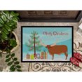 thumbnail image 3 of Caroline's Treasures BB9190MAT Ankole-Watusu Cow Christmas Door Mat, Indoor Rug or Outdoor Welcome Mat 18x27 Doormat ,, 3 of 4