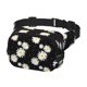 thumbnail image 2 of Fotbe Daisies Flowers Cangurera Cuadrada con Estampado de Doble Capa, Bolsa de Cintura Ajustable Mini para Hombres y Mujeres, 2 of 9