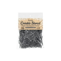Essentials by Leisure Arts Crinkle Shred Bag, Gray, 2oz Shredded Paper Filler, Crinkle Cut Paper Shred Filler, Box Filler, Shredded Paper for Gift Box, Paper Crinkle Filler, Box Filling