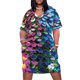 thumbnail image 1 of Vestido largo con bolsillos con cremallera vestidos elegantes en grandes tacones multicolores (foto de solo lente no reflectante), 1 of 6