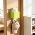 thumbnail image 4 of Cute Pop-up Lucky Cat Decorative Self-adhesive Hook, Punch-free Cartoon Wall Hanger For Keys, Hats And Small Accessories, Household Decor Hook, 4 of 6