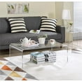 thumbnail image 2 of Pemberly Row Pure Decor Lucite and Acrylic Coffee Table in Clear, 2 of 4