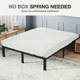Mayoume Bed Frame King, Metal Platform Bedframe Heavy Duty No Box