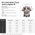 thumbnail image 5 of Susaid Cute Cartoon Kitten Print Men's Polo Shirts Button Down Short Sleeve Casual Summer Beach Vintage Shirts for Men-Large, 5 of 5