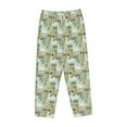thumbnail image 4 of Xecao Rabbit And Carrot Women's Straight Lounge Pajama Pants: The Epitome of Relaxed Sleepwear, 4 of 9