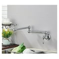 thumbnail image 1 of Brass Kitchen Faucet Brushed Gold Sing Cold Kitchen Sink Water Tap Single Handle Mixer Tap 360 Rotation Wall Mounted ,Easy to Install, 1 of 7