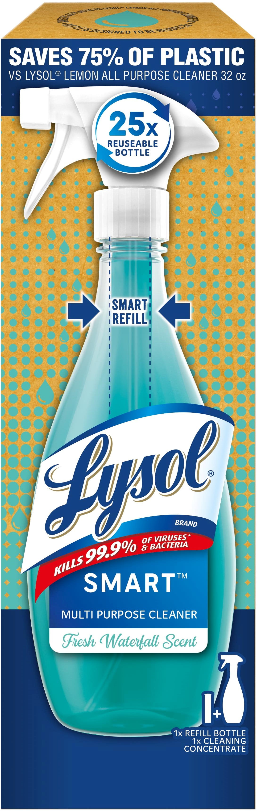 Lysol SMART MultiPurpose Cleaner 1+4 Fresh Waterfall Starter