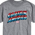thumbnail image 3 of Marvel Captain America - Logo Type Print - Men's Short Sleeve Graphic Tee, 3 of 5