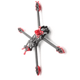 thumbnail image 5 of Mark4 7Inch 295mm Quadcopter Frame Kit 5mm Arm, for 7Inch FPV Freestyle & RC Racing Drone with Red Print Parts,1 * Drone Frame,Black, 5 of 5