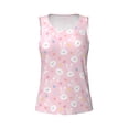 thumbnail image 4 of Easygdp Easter Cute Rabbit Women's Workout Tank Top, Running Top, Hiking Shirt, Quick-Dry for Running, Yoga, Hiking - XX-Large, 4 of 9