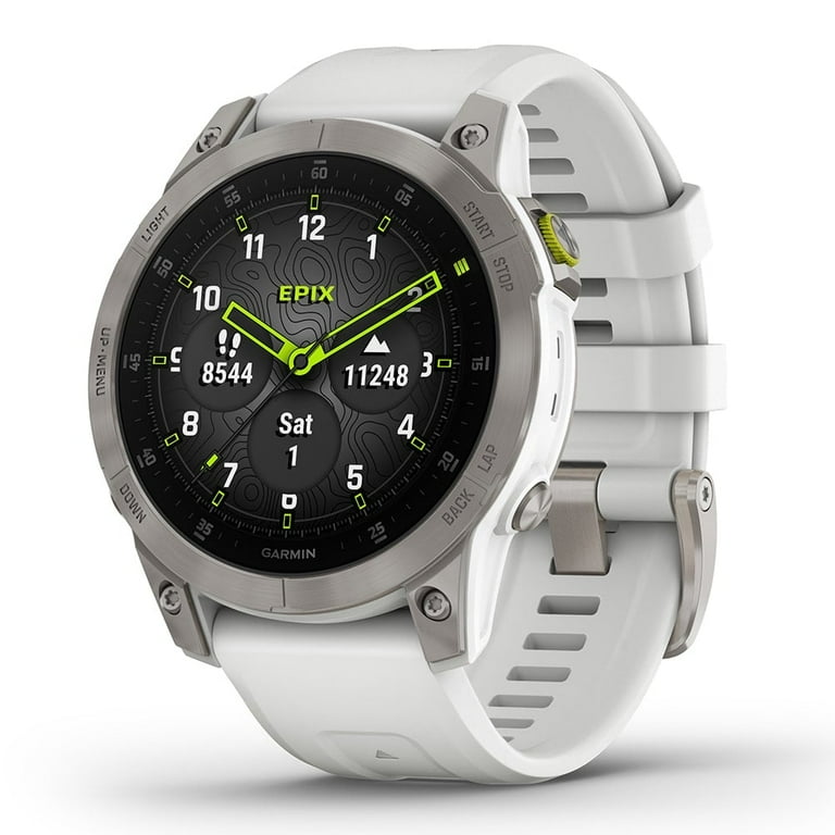 Garmin epix (Gen 2) Sapphire (White Titanium) Premium Active GPS