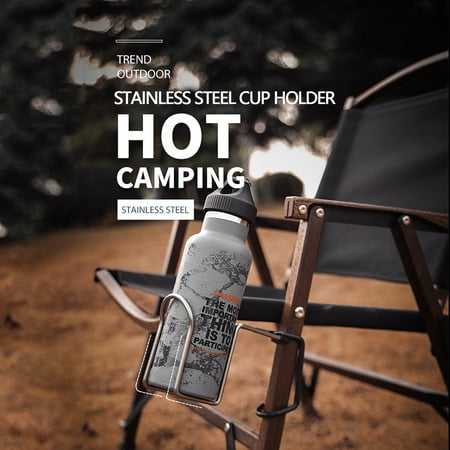 

Ovzne Outdoor Camping Fishing Chair Multifunctional Water Cup Hook Delicate Cup Holder Clearance