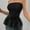 Black, variant on Women's Strapless Tank Top Summer Casual Sleeveless Blouse Beach Vacation Pure Color Basic T Shirt for Women with Jeans Atmosphere Top Womens Camisole Tops Shirt Blouses Work 3x Workout Tops