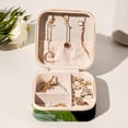 thumbnail image 6 of Toucan Portable Square Jewelry Box Earrings Necklaces Bracelets Organizer for Girls and Women, 6 of 6