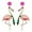 A, variant on AEXTO Earrings Boho Earrings Flamingo Drop Dangle Earrings