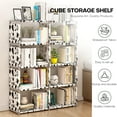 thumbnail image 3 of 8 shelv Cube Storage Shelf Organizer DIY Bookcase white Closet Cabinet for Office Home Bedroom, 3 of 7