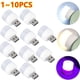 thumbnail image 2 of Mini lámpara de enchufe USB, luz nocturna, carga de energía móvil, lámparas pequeñas para libros, LED, protección ocular, iluminación de escritorio de lectura, 1 ~ 10 piezas, 2 of 4