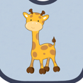 thumbnail image 4 of Inktastic Cute Baby Giraffe Boys or Girls Baby Bib, 4 of 4
