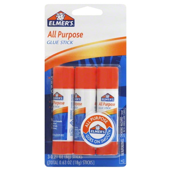 Elmers Products Elmers Glue Sticks, 3 ea
