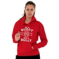 thumbnail image 4 of Be A Buddy Not A Bully Friendly Cute Unisex Plus Size Hoodie Brisco Brands 4X, 4 of 6