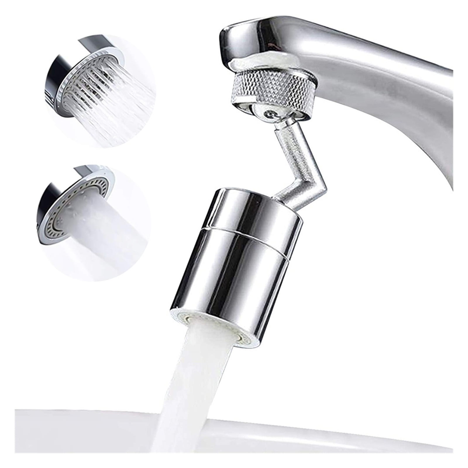 720 Degree Swivel Kitchen Sink Faucet Aerator Universal Splash Filter Faucet Spray Head Kitchen Tap Water Saving Nozzle Movable Brass Sprayer ,Water Saving