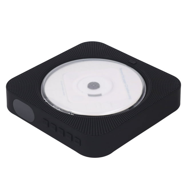 Lecteur CD Portable, Lecteur CD de Bureau Mural, Lecteur CD BT Prenant en Charge les Modes Répétition Simple et Répétition Complète du Disque, Lecteur CD Rechargeable pour Voiture