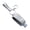grey, variant on Leather keychain, anti-epidemic anti-virus disinfection water keychain